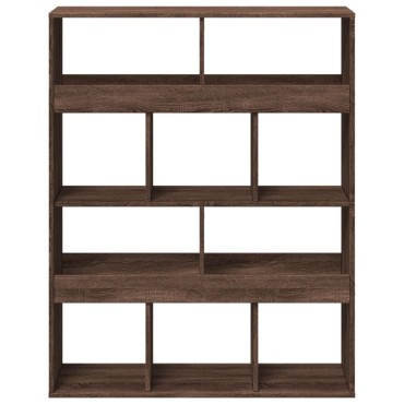 vidaXL Βιβλιοθήκη/Διαχωριστικό Χώρου Δρυς 100x33x125,5cm Επεξ. Ξύλο 1 τεμ.