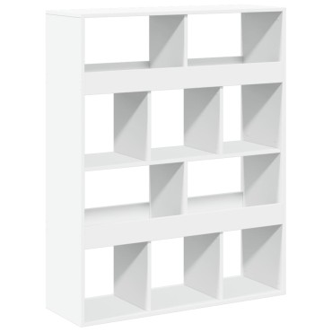 vidaXL Βιβλιοθήκη/Διαχωριστικό Χώρου Λευκό 100x33x125,5cm Επεξ. Ξύλο 1 τεμ.