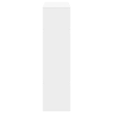 vidaXL Βιβλιοθήκη/Διαχωριστικό Χώρου Λευκό 100x33x125,5cm Επεξ. Ξύλο 1 τεμ.