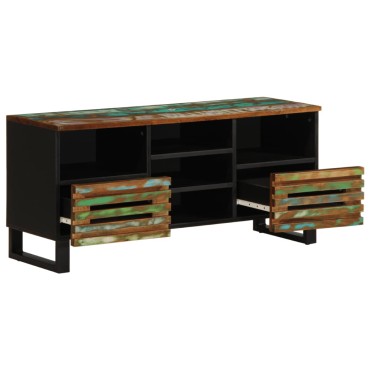 vidaXL Έπιπλο Τηλεόρασης 100x34x46cm από Μασίφ Ξύλο Ακακίας 1 τεμ.