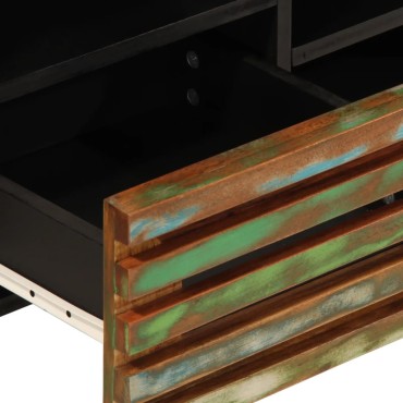 vidaXL Έπιπλο Τηλεόρασης 100x34x46cm από Μασίφ Ξύλο Ακακίας 1 τεμ.