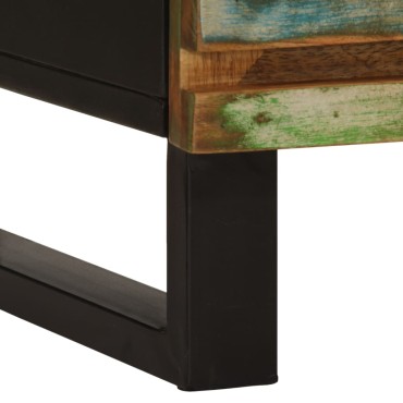 vidaXL Έπιπλο Τηλεόρασης 100x34x46cm από Μασίφ Ξύλο Ακακίας 1 τεμ.