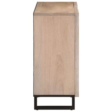 vidaXL Ντουλάπι 90x34x75cm από Μασίφ Ξύλο Μάνγκο 1 τεμ.