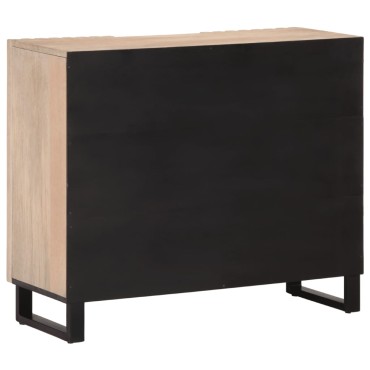 vidaXL Ντουλάπι 90x34x75cm από Μασίφ Ξύλο Μάνγκο 1 τεμ.