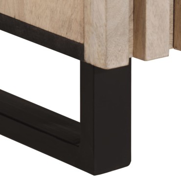 vidaXL Ντουλάπι 90x34x75cm από Μασίφ Ξύλο Μάνγκο 1 τεμ.