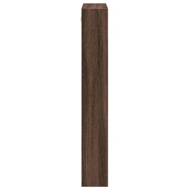 vidaXL Ντουλάπι Τοίχου Καφέ Δρυς 50x15x100cm Επεξεργασμένο Ξύλο 1 τεμ.
