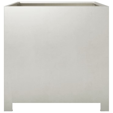 vidaXL Ζαρντινιέρα Κήπου 50x50x50 εκ. από Ανοξείδωτο Ατσάλι