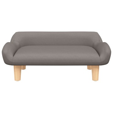 vidaXL Καναπές Παιδικός Taupe 70x40x24cm από Υφασμάτινη 1 τεμ.