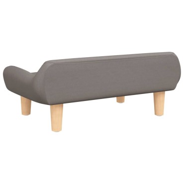 vidaXL Καναπές Παιδικός Taupe 70x40x24cm από Υφασμάτινη 1 τεμ.