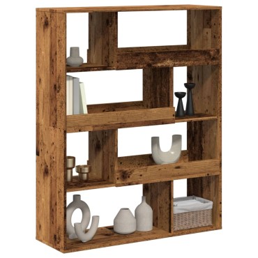 vidaXL Βιβλιοθήκη Όψη Παλαιού Ξύλου 100x33x125,5cm Επεξεργασμένο Ξύλο 1 τεμ.