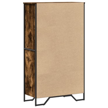 vidaXL Ντουλάπι Καπνιστή Δρυς 79,5x35,5x137,5cm Επεξεργασμένο Ξύλο 1 τεμ.