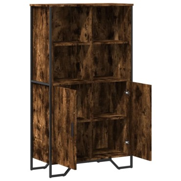 vidaXL Ντουλάπι Καπνιστή Δρυς 79,5x35,5x137,5cm Επεξεργασμένο Ξύλο 1 τεμ.