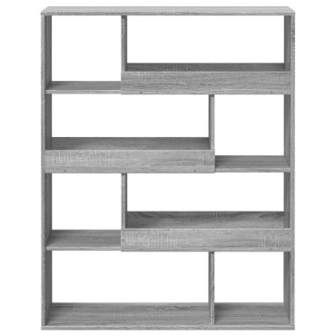 vidaXL Βιβλιοθήκη Γκρι Sonoma 100x33x125,5cm από Επεξεργασμένο Ξύλο 1 τεμ.
