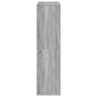 vidaXL Βιβλιοθήκη Γκρι Sonoma 100x33x125,5cm από Επεξεργασμένο Ξύλο 1 τεμ.