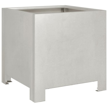 vidaXL Ζαρντινιέρες Κήπου 2 τεμ. 30x30x30 εκ. Ανοξείδωτο Ατσάλι