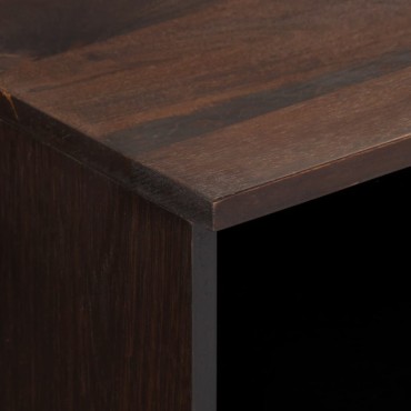 vidaXL Έπιπλο Τηλεόρασης Καφέ 100x34x46cm Μασίφ Ξύλο Μάνγκο 1 τεμ.