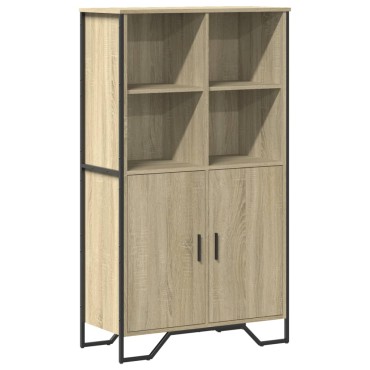 vidaXL Ντουλάπι Sonoma Δρυς 79,5x35,5x137,5cm Επεξεργασμένο Ξύλο 1 τεμ.