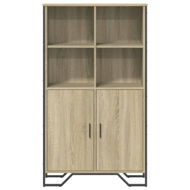 vidaXL Ντουλάπι Sonoma Δρυς 79,5x35,5x137,5cm Επεξεργασμένο Ξύλο 1 τεμ.