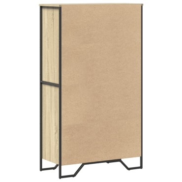 vidaXL Ντουλάπι Sonoma Δρυς 79,5x35,5x137,5cm Επεξεργασμένο Ξύλο 1 τεμ.
