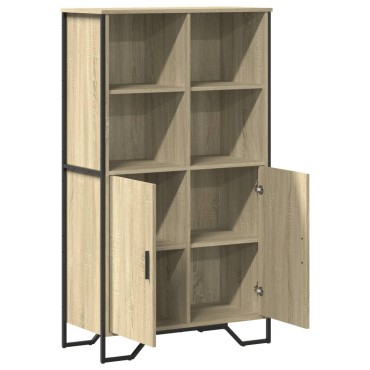 vidaXL Ντουλάπι Sonoma Δρυς 79,5x35,5x137,5cm Επεξεργασμένο Ξύλο 1 τεμ.