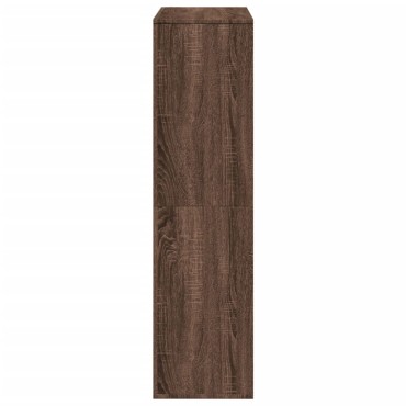 vidaXL Βιβλιοθήκη Καφέ Δρυς 100x33x125,5cm από Επεξεργασμένο Ξύλο 1 τεμ.