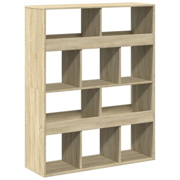 vidaXL Βιβλιοθήκη/Διαχωριστικό Χώρου Δρυς 100x33x125,5cm Επεξ. Ξύλο 1 τεμ.