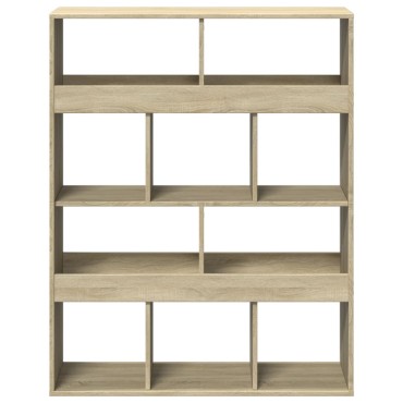 vidaXL Βιβλιοθήκη/Διαχωριστικό Χώρου Δρυς 100x33x125,5cm Επεξ. Ξύλο 1 τεμ.