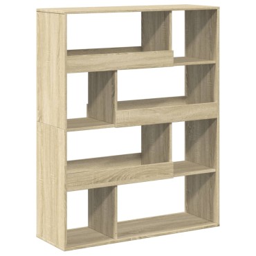 vidaXL Βιβλιοθήκη/Διαχωριστικό Χώρου Δρυς 100x33x125,5cm Επεξ. Ξύλο 1 τεμ.