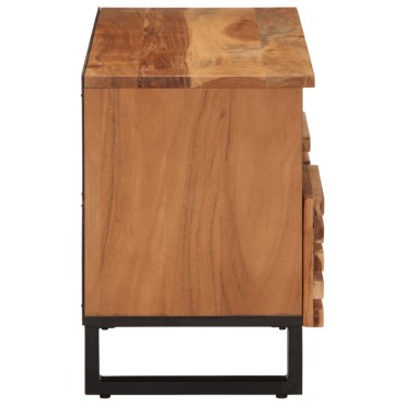 vidaXL Έπιπλο Τηλεόρασης 100x34x46cm από Μασίφ Ξύλο Ακακίας 1 τεμ.