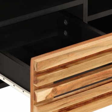 vidaXL Έπιπλο Τηλεόρασης 100x34x46cm από Μασίφ Ξύλο Ακακίας 1 τεμ.