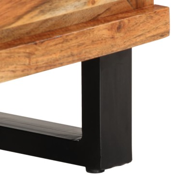 vidaXL Έπιπλο Τηλεόρασης 100x34x46cm από Μασίφ Ξύλο Ακακίας 1 τεμ.
