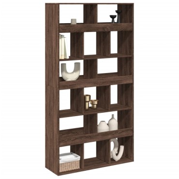 vidaXL Βιβλιοθήκη/Διαχωριστικό Χώρου Δρυς 100x33x187,5cm Επεξ. Ξύλο 1 τεμ.
