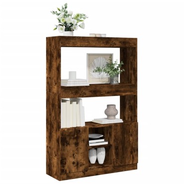vidaXL Ντουλάπι Καπνιστή Δρυς 92x33x140cm από Επεξεργασμένο Ξύλο 1 τεμ.