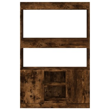 vidaXL Ντουλάπι Καπνιστή Δρυς 92x33x140cm από Επεξεργασμένο Ξύλο 1 τεμ.