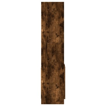 vidaXL Ντουλάπι Καπνιστή Δρυς 92x33x140cm από Επεξεργασμένο Ξύλο 1 τεμ.