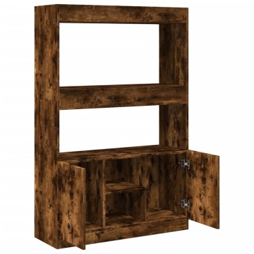vidaXL Ντουλάπι Καπνιστή Δρυς 92x33x140cm από Επεξεργασμένο Ξύλο 1 τεμ.