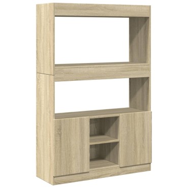 vidaXL Ντουλάπι Sonoma δρυς 92x33x140cm από Επεξεργασμένο Ξύλο 1 τεμ.
