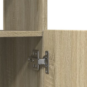 vidaXL Ντουλάπι Sonoma δρυς 92x33x140cm από Επεξεργασμένο Ξύλο 1 τεμ.