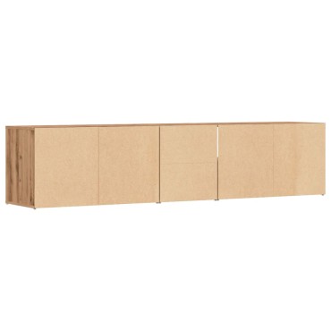 vidaXL Ντουλάπι Γωνιακό Αρτισιανή Δρυς 200x40x45cm από Επεξ. Ξύλο 1 τεμ.