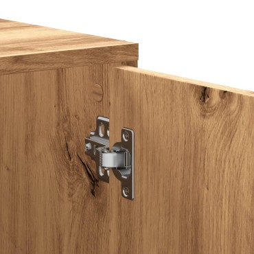 vidaXL Ντουλάπι Γωνιακό Αρτισιανή Δρυς 200x40x45cm από Επεξ. Ξύλο 1 τεμ.