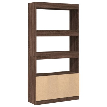 vidaXL Ντουλάπι Καφέ Δρυς 92x33x180cm από Επεξεργασμένο Ξύλο 1 τεμ.