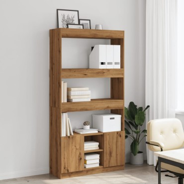 vidaXL Ντουλάπι Αρτισιανή Δρυς 92x33x180cm από Επεξεργασμένο Ξύλο 1 τεμ.