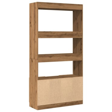 vidaXL Ντουλάπι Αρτισιανή Δρυς 92x33x180cm από Επεξεργασμένο Ξύλο 1 τεμ.