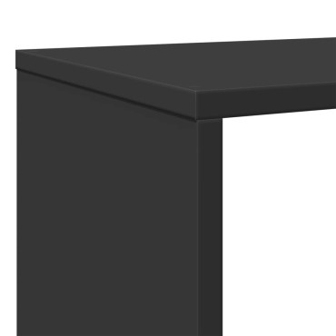 vidaXL Βιβλιοθήκη Μαύρο 132x29x141,5cm από Επεξεργασμένο Ξύλο 1 τεμ.