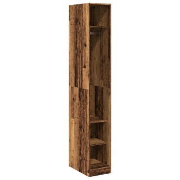vidaXL Ντουλάπα Όψη Παλαιού Ξύλου 30x50x200cm από Επεξεργασμένο Ξύλο 1 τεμ.