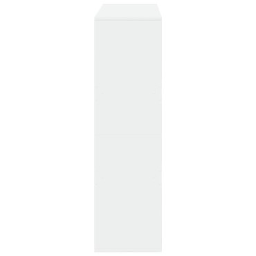 vidaXL Βιβλιοθήκη/Διαχωριστικό Χώρου Λευκό 100x33x115cm Επεξ. Ξύλο 1 τεμ.