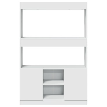 vidaXL Ντουλάπι Λευκό 92x33x140cm από Επεξεργασμένο Ξύλο 1 τεμ.
