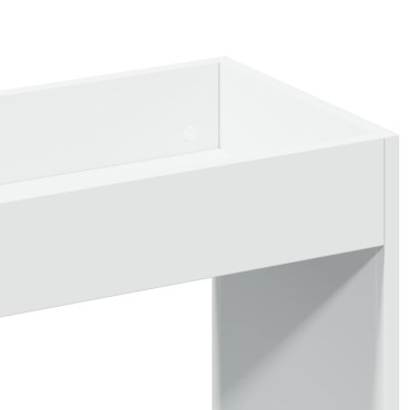 vidaXL Ντουλάπι Λευκό 92x33x140cm από Επεξεργασμένο Ξύλο 1 τεμ.