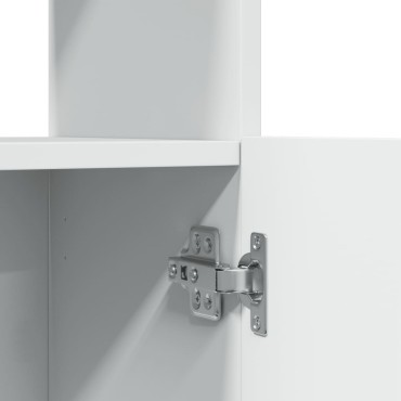 vidaXL Ντουλάπι Λευκό 92x33x140cm από Επεξεργασμένο Ξύλο 1 τεμ.