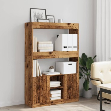vidaXL Ντουλάπι Όψη Παλαιού Ξύλου 92x33x140cm Επεξεργασμένο Ξύλο 1 τεμ.